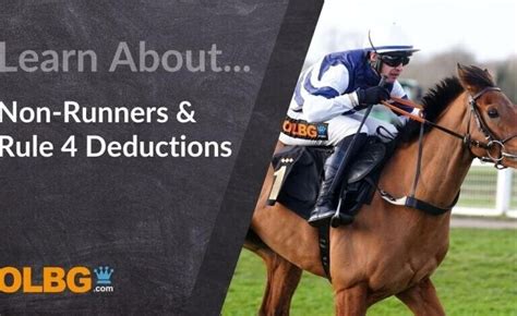 Rule 4 in horse racing betting: The deduction .